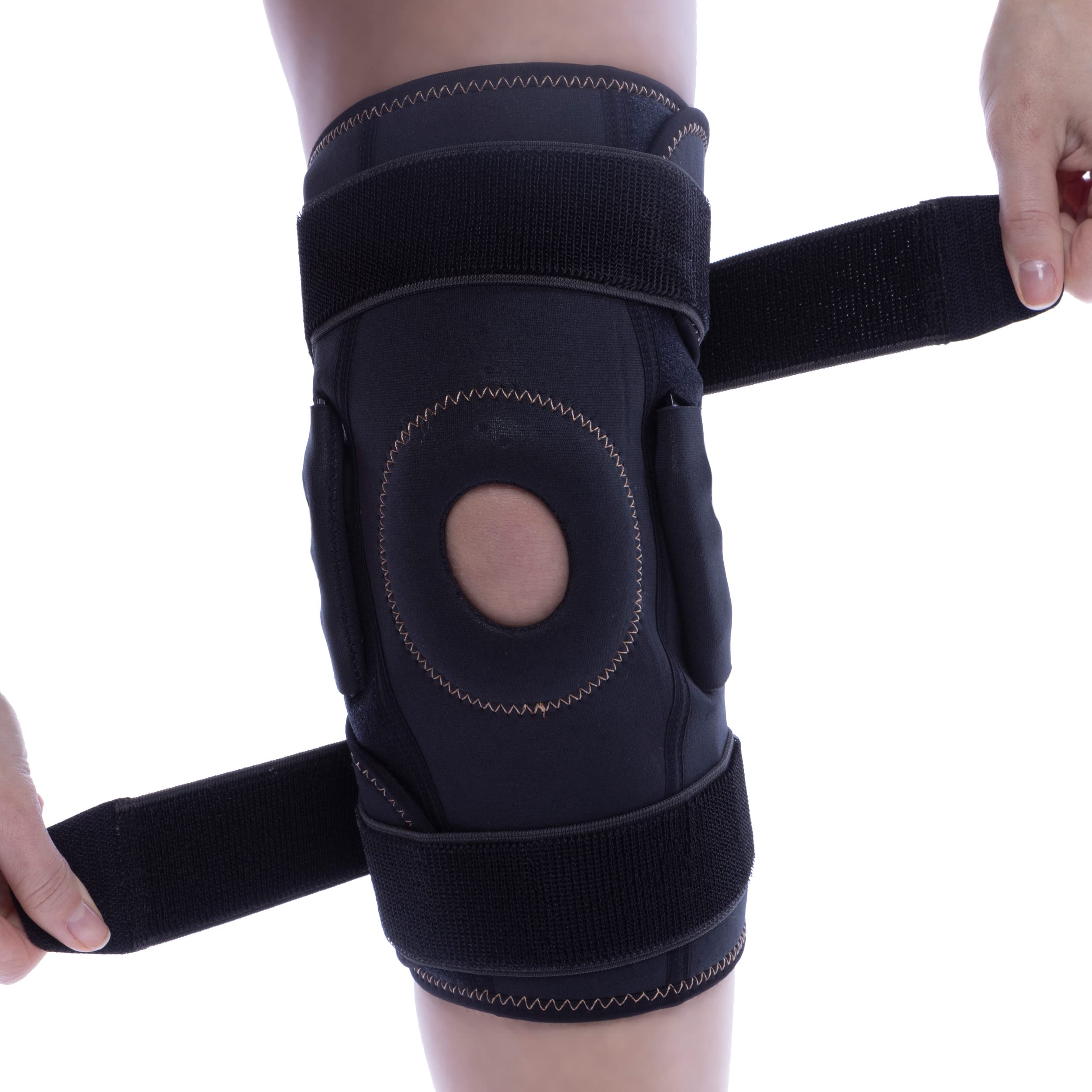 COPPER FIT® Natural Motion Knee Brace, TRI-PIVOT Hinge, Adjustable, One Size Fits Most - Image 4