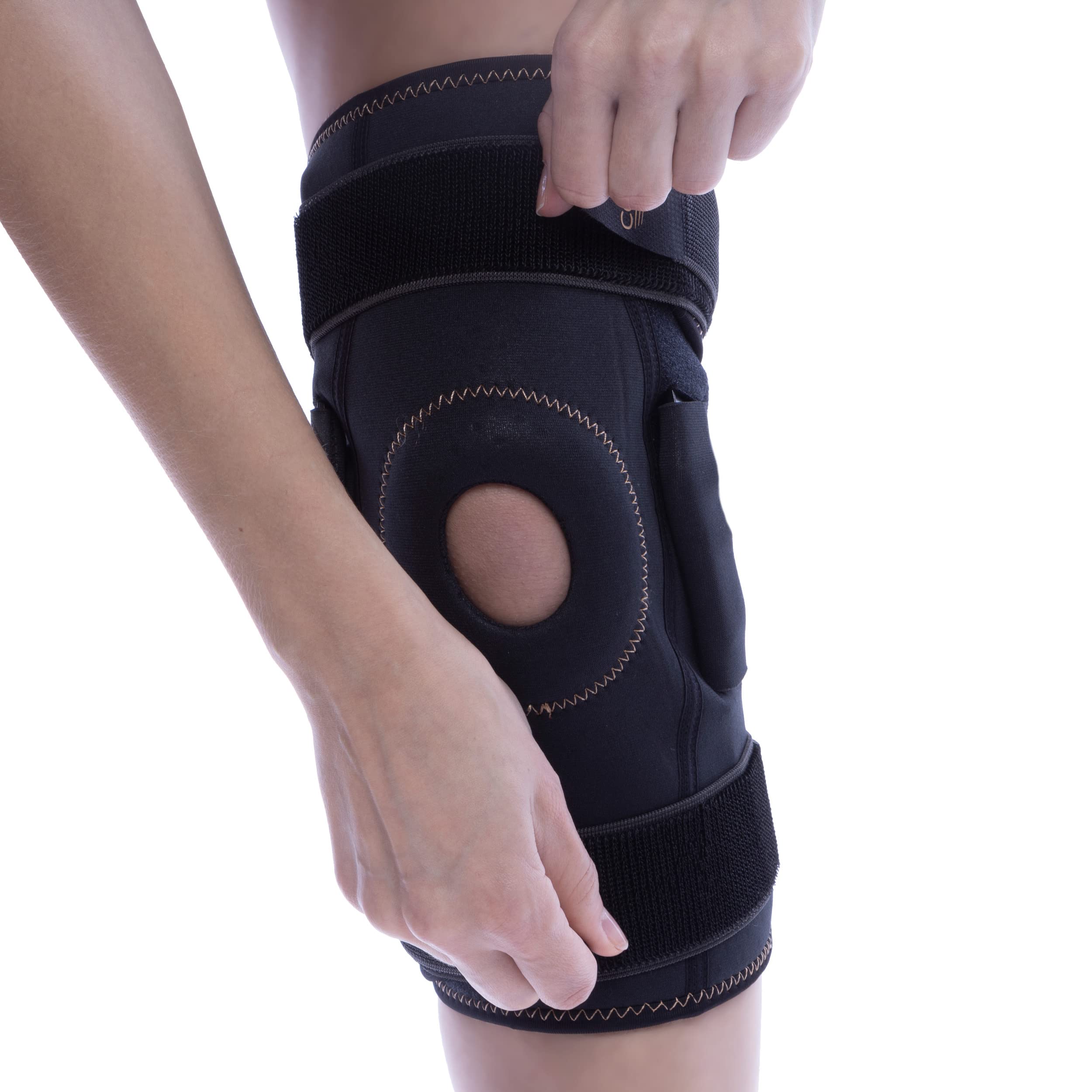 COPPER FIT® Natural Motion Knee Brace, TRI-PIVOT Hinge, Adjustable, One Size Fits Most - Image 5