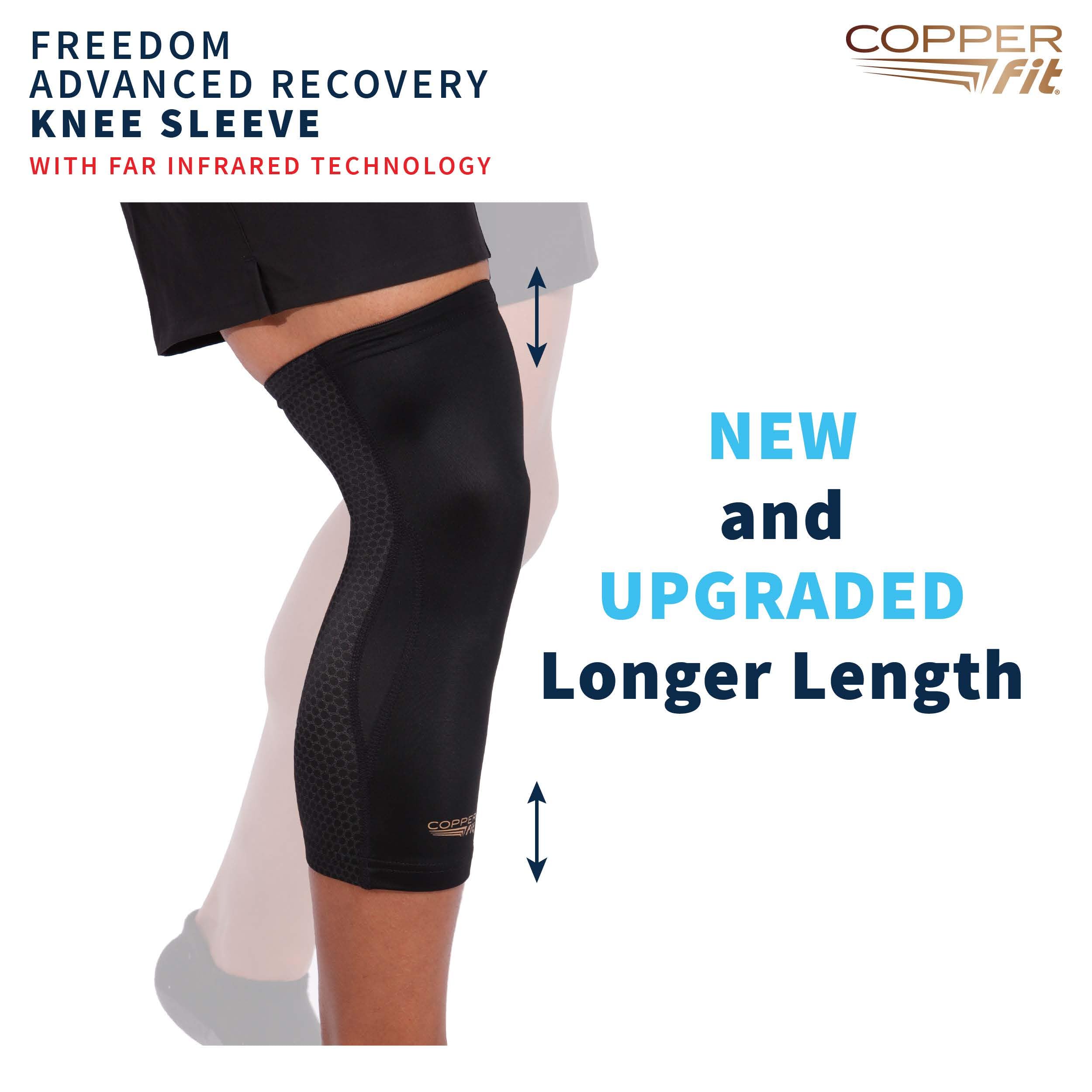 Copper Fit PRO Recovery Knee Compression Sleeve - Breathable, Second Skin Feel - Arthritis, Joint Pain, Circulation - For Men and Women (Small) - Image 5