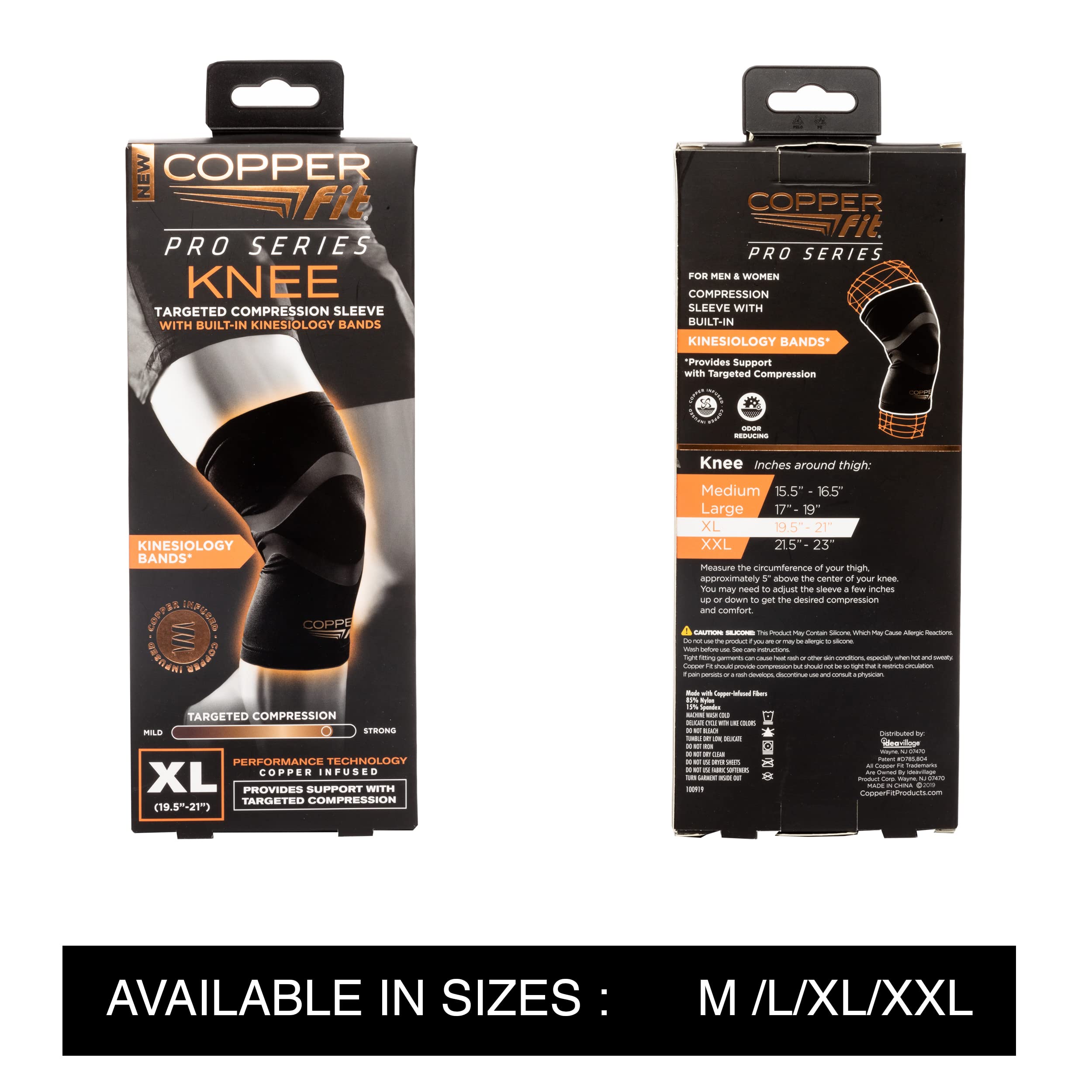Copper Fit Pro Series Knee Compression Sleeve - Image 6