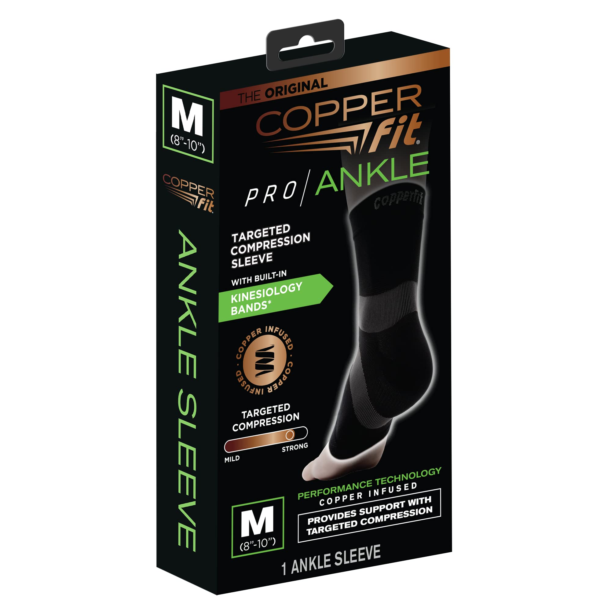 Copper Fit Pro Series Unisex Ankle Compression Sleeve - Image 6