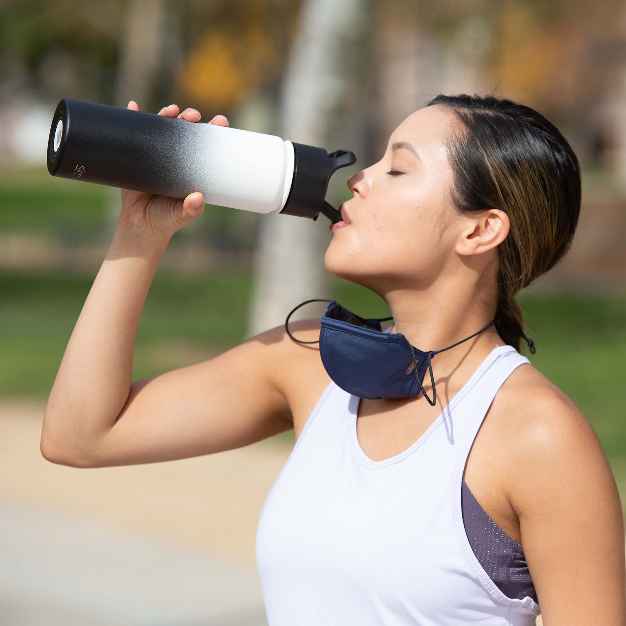 Copper Fit Unisex Never Lost Face Masks for Adults, Reusable Washable Fabric Mask, Copper Infused , 2 Pack - Image 6